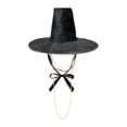 thumbnail image 5 of freneci Korean Hat Traditional Unique Decoration Tall Top Hat Dress up Costume Accessory, 5 of 7