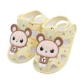 thumbnail image 3 of Aayomet Baby Shoes Boys And Girls Walking Shoes Comfortable And Fashionable Princess Shoes Boy Sandals Size 2,Yellow 4.5, 3 of 4