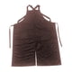 thumbnail image 2 of Delantal de peluquero delantal de pierna abierta impermeable con bolsillos delantal de cerámica de salón portátil delantal de peluquería para hombres Café, 2 of 8