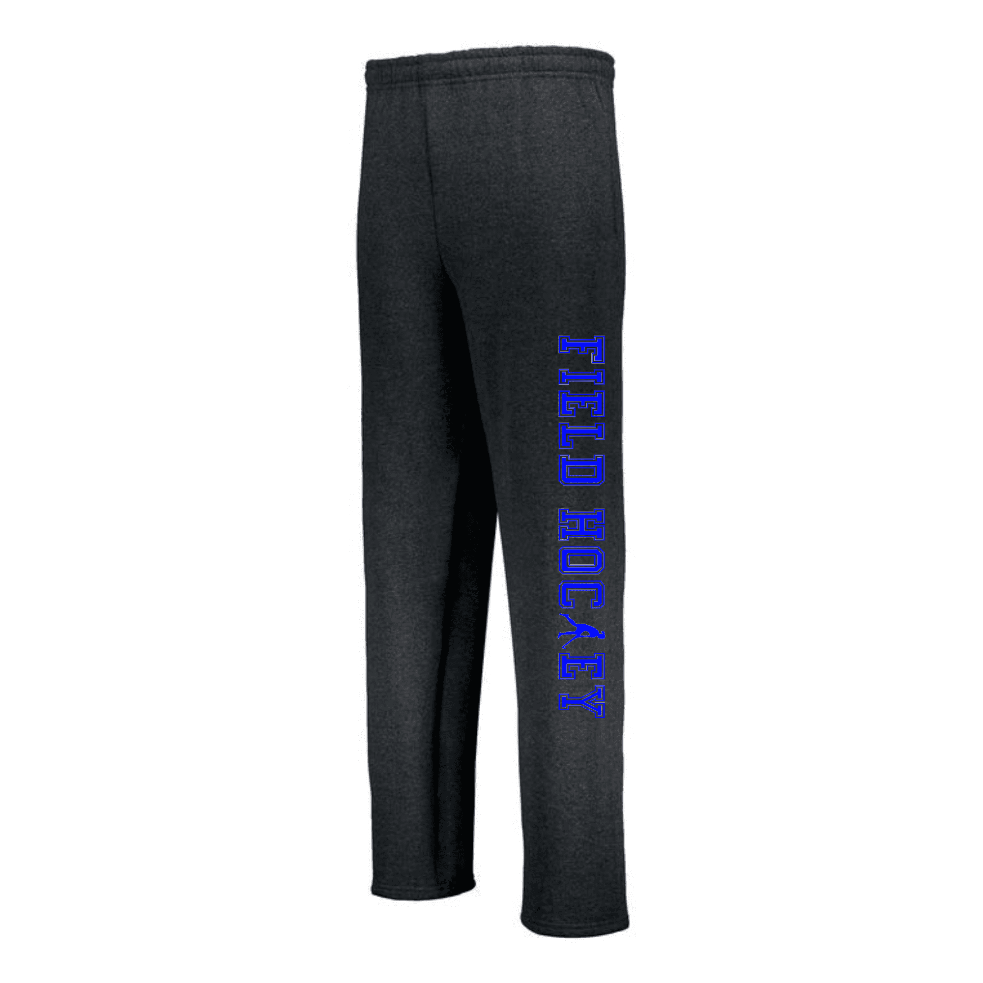 JANT girl Black Youth Field Hockey Sweatpants (Youth Small 6/8, Royal