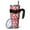 Red Christmas Snowman, variant on 40oz Tumbler,Red Christmas Stocking and Snowflake Pattern Insulated Tumblers with Removable Handle,Stainless Steel Double Vacuum Coffee Tumbler Cup with Straw for Home,Office,Travel,Party