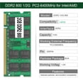 thumbnail image 2 of Memoria Ram Ddr2 1Gb 2Gb 800Mhz Computadora Portátil Dimm Bga Memoria 1.8V 200Pin Pc2-6400 Para Intel / Amd Monstrate EL012801-00, 2 of 6