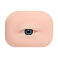 thumbnail image 4 of Xuanheng 3D Silicone Eye Model Eyebrow Line Practice Multipurpose Makeup Practice Aid blue right, 4 of 8