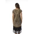 thumbnail image 3 of Riviera Sun Rayon Crepe Batik Marble Short Sleeve Umbrella Dress, 3 of 3