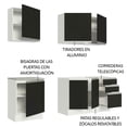 thumbnail image 4 of Cocina Integral Completa Modular Madesa Glamy 180cm BN 05, 4 of 5