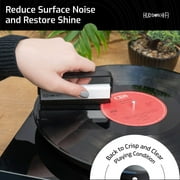 Hudson Hi-Fi 9-in-1 Vinyl Record Cleaning Kit, Record Mitts, Anti-Static Microfiber Cloth, Velvet & Carbon-Fiber Brushes, Label Protector, Gel Stylus Cleaner