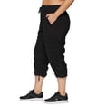 thumbnail image 4 of RBX Active Women's Plus Size Lightweight Woven Capri Pant With Pockets, 4 of 5