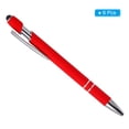 thumbnail image 3 of Unique Bargains Stylus Ballpoint Pen with Stylus Tip, Medium Point, 1.0mm, Black Ink, 6 Pack, 3 of 5