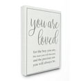 thumbnail image 5 of Stupell You Are Loved Stretched Canvas Wall Art 30 x 40, 5 of 5