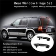 thumbnail image 4 of 926-132 Conjunto de bisagra de vidrio de ventana de portón trasero para 1998-2001 Explorer Mercury Mariner, 4 of 5