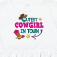 thumbnail image 4 of Inktastic Cutest Cowgirl in Town with Cowgirl Hat and Boots Girls Toddler Dress, 4 of 5