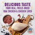 thumbnail image 4 of Stella & Chewy's Meowfulls Freeze Dried Cat Treats Chicken & Chicken Liver Recipe - 1.5oz, 4 of 7