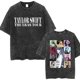 thumbnail image 1 of Camiseta de algodón del cantante Taylor para hombre y mujer, camisa lavada de gran tamaño, manga corta, Tour de las Eras, Harajuku, 1 of 4