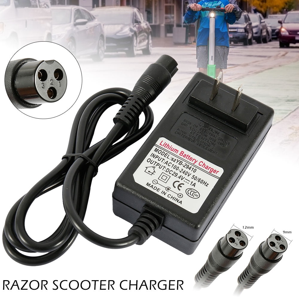 Plug Battery Power Adapter 1pc Cord 29.4V Balancing Hoverboard Lithium Supplies 