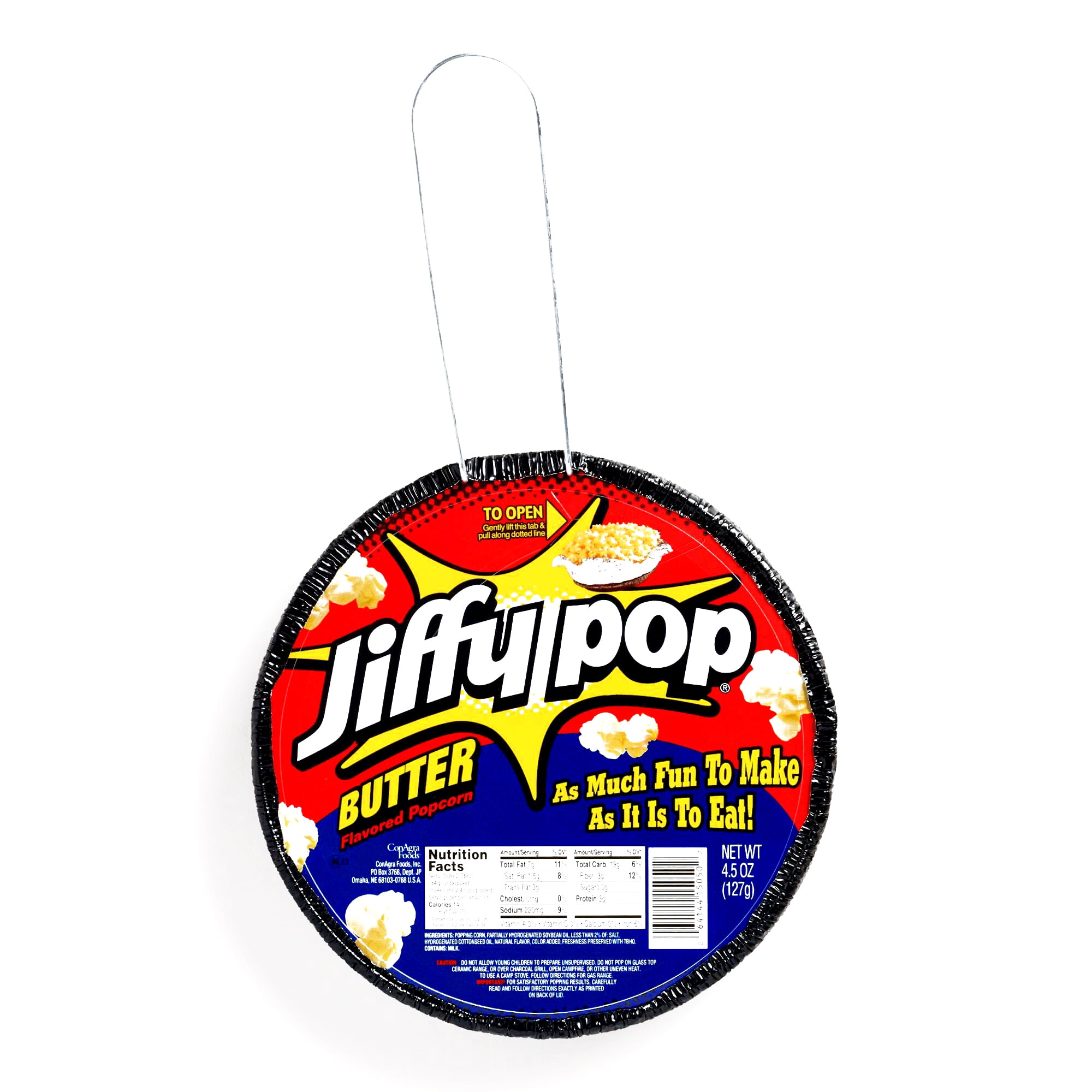 Jiffy Pop Butter Popcorn 4.5 oz each (6 Items Per Order)