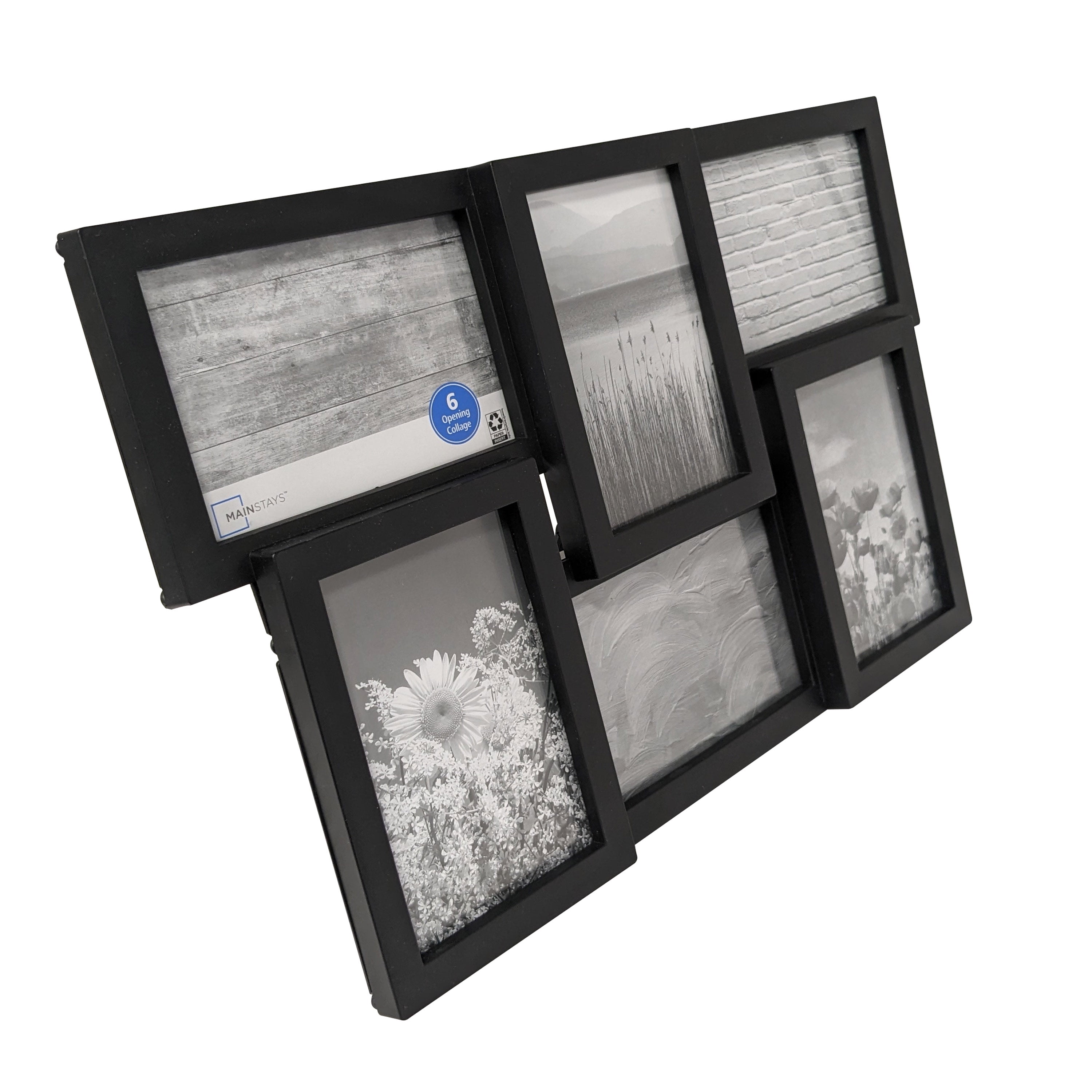 Mainstays – 4x6 Picture Frame – Black Gallery 6 Photo Linear Program Wall Photo Frame