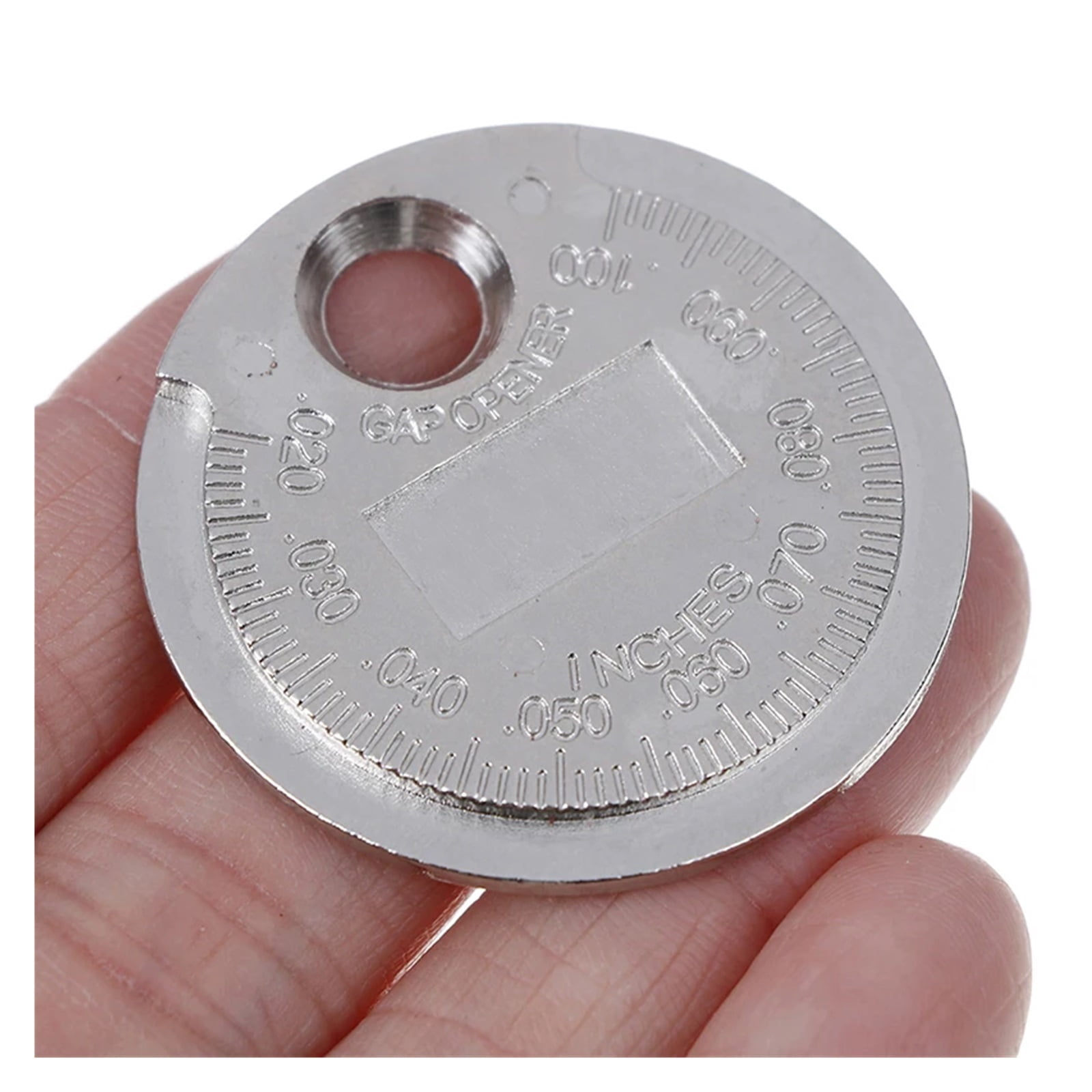 1 pcs Ignition Gap Gauge tool Caliber Measuring Tool Currency-Type 0.6-2.4mm Range Gage Gap Tool Feeler ,Easy Identification