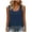 *Blue, variant on ClodeEU Women Summer V Neck Tank Top ,Loose Fit Basic Sleeveless Shirt Blue,Womens Plus L