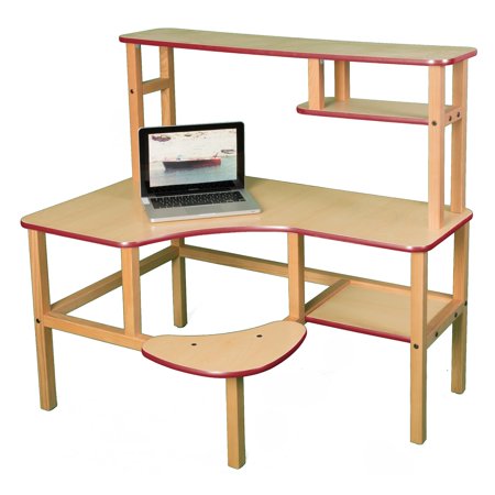 Wild Zoo Grade School Computer Desk with Optional Hutch and Printer Stand -