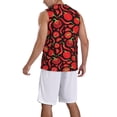 thumbnail image 2 of Sikiie Tomatoes And Chili Basketball Jersey Reversible Men's Mesh Athletic Sports Shirts Training Practice S-4XL3X-Large, 2 of 6