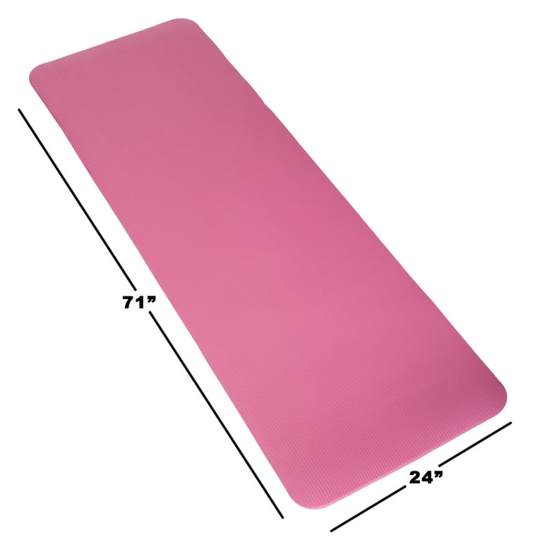  WELLDAY Yoga Mat Cute Strawberry Non Slip Fitness Exercise Mat  Extra Thick Yoga Mats for home workout, Pilates, Yoga and Floor Workouts 71  x 26 Inches : Sports & Outdoors