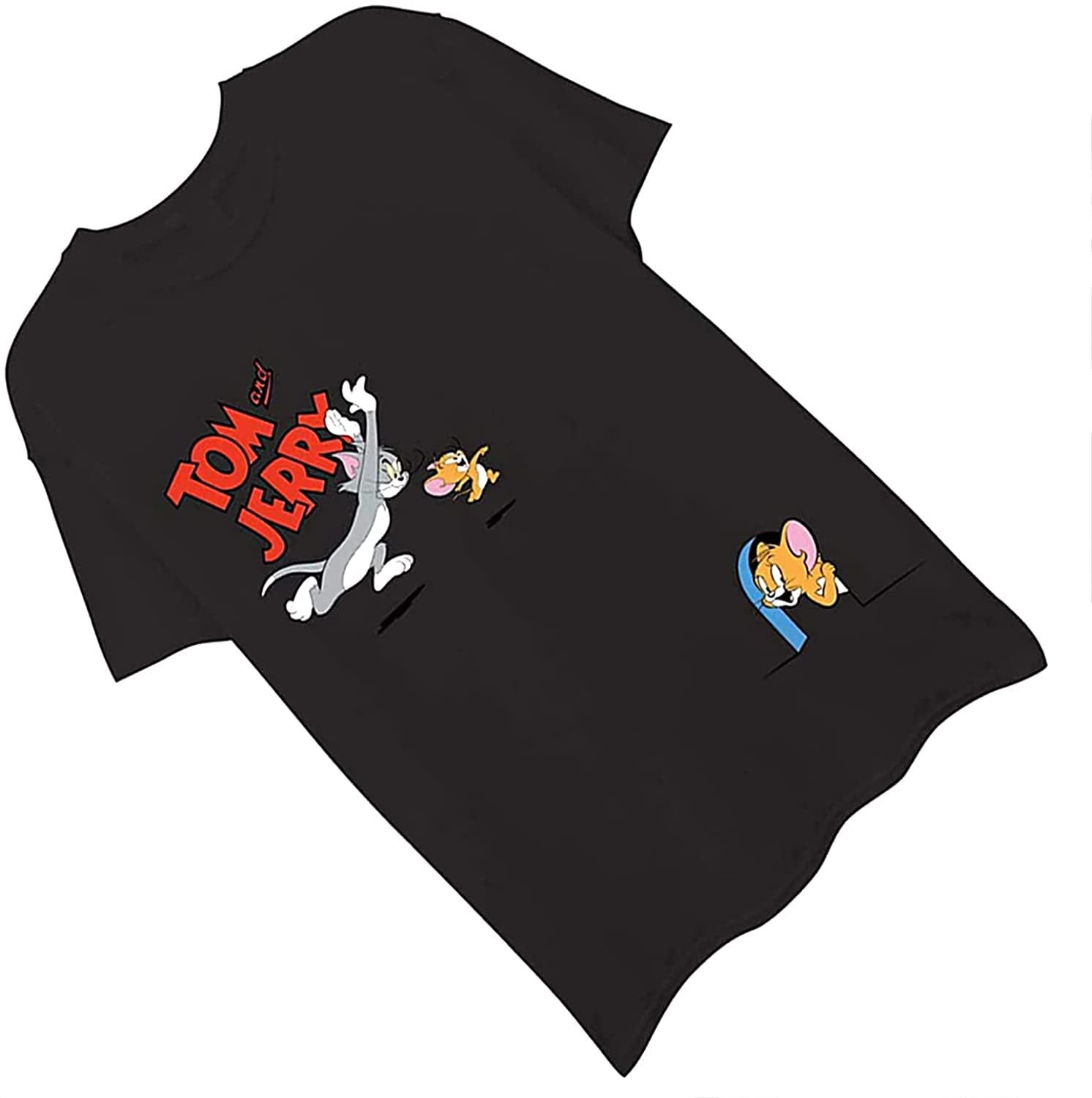 Battle Cartoon Hanna-Barbera Mens T-Shirt Shirt Tom Classic Jerry - Chase Tee Vintage - &