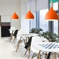 thumbnail image 7 of JLOWCO Plug in Pendant Light Modern Hanging Lights with Plug in Cord Bedroom Farmhouse Light Fixtures Kitchen Led Orange Lights (LED Bulb Include), 7 of 7
