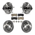 thumbnail image 1 of Transit Auto Front Hub Bearing Assembly Disc Brake Rotors and Ceramic Pads Kit for Car Jeep Grand Cherokee Dodge Durango with 380mm Diameter Rotor KBB-121973, 1 of 11