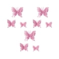 thumbnail image 2 of ZhyrZng Christmas Tree Butterfly Ornaments,3D Glitter Hollow Butterfly Decorations Xmas Butterflies Wall Hanging Decor with Stems for Christmas Tree and Holiday Crafts, 9Pcs, 2 of 7
