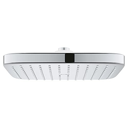 GROHE Tempesta 250 Rain Shower Head in Starlight Chrome - Square