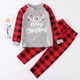 thumbnail image 4 of Pijamas familiares a juego para Navidad 2022 Ropa de dormir familiar a juego Tops + Pantalones Adultos Niños Conjuntos familiares a juego Mameluco de bebé, 4 of 5