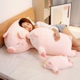 thumbnail image 4 of Muñeco de peluche de cerdo blando para niños, juguete de cerdito grande, almohada de peluche suave, regalo de cumpleaños reconfortante, 40-80cm, nuevo, 4 of 5