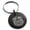 Black, variant on Stainless Steel Dragon Knot Skuld's Net Viking Rune Engraved Small Medallion Circle Charm Keychain Keyring