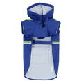 thumbnail image 1 of Chaqueta impermeable tipo poncho para perros, impermeable para mascotas, chaquetas de lluvia para perros y gatos, con capucha y banda reflectante., 1 of 7