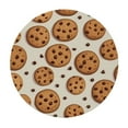 thumbnail image 4 of HAOXIT with Chocolate Chips Round Table Cloth , Washable Tablecloth Water Resistance Table Cover for Dining Banquet Decoration 31-35, 4 of 8