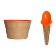 thumbnail image 1 of Naiovety Taza de helado para niños, postre para niños, regalos de helado, tazón de postre encantador, tazón de mezcla de PP con cuchara, juego de Mostrada Naranja Naiovety HA001694-05, 1 of 6