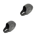 thumbnail image 1 of Qarigey Gorros de natación Pelo Largo Limpio Piscina Hombres Mujeres Accesorios de playa Color sólido Gorro de baño impermeable para surf Kayak Gris claro 2piezas Qarigey CBP340934, 1 of 6