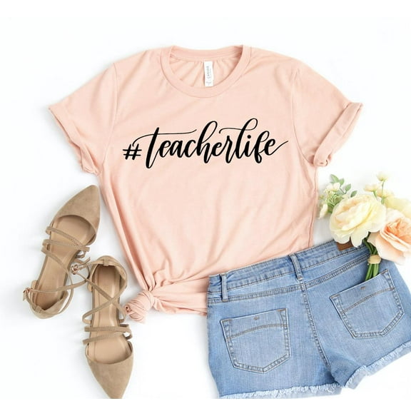 Teacher Life Shirt Kindergarten Tee Teacher Trip Tshirt Appreciation Back To School New T-shirt Gift For Her