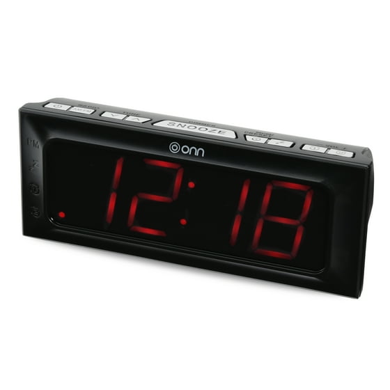 ONN AM/FM Digital Clock Radio