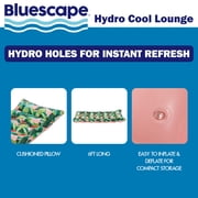 Bluescape Hydro Cooled Inflatable Water Lounge Pool Float, Pink, Adults, Unisex