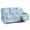 Blue Flower, variant on ZIATUBLES Recliner Sofa Covers 8 PCS Reclining Couch Slipcovers 3 Cushion Stretch Recliner Slipcover Soft Fitted Furniture Protector with Pockets Washable Home Decor Accessories, Leopard Print