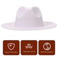 thumbnail image 3 of BEADCEST Sombrero Fedora De Con Ancha Para Y Mujer Ideal Para Y Fiestas, 3 of 5