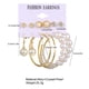 thumbnail image 4 of Xihbxyly Juego de Aretes Acrílicos, Elegante Joya con Borlas de Perla, Diseño Geométrico Único de Metal, Perfecto para Bodas, Fiestas y Eventos, Elegante Opción de Regalo, Accesorio de Moda para Muje, 4 of 7