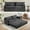 Gray, variant on 73.6'' Pull Out Sofa Bed, 3 in 1 Convertible Sleeper Loveseat Sofa, Pull Out Couch with USB Charging, Side Pockets for Living Room, Apartment, Small Spaces (Corduroy, White)
