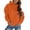 Orange, variant on CIENVNSTG Women's Long Sleeve Pullover Hoodies Solid Color with Pocket Oversized Trendy Design 2026 Spring Fall Outfits for Daily Relaxation and Casual Social Occasions Green M