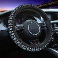 thumbnail image 1 of Pattern Of Paws Blue Paw Auto Car Steering Wheel Cover Dog Animal Dogs Universal 14.5-15h Steering Wheel Protector for Sedan, 1 of 4