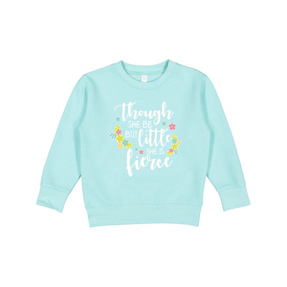 Inktastic Though She Be but Little She is Fierce Shakespeare Toddler Sweatshirt