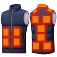 thumbnail image 1 of DPTALR Gilet Chauffant Unisexe Décontracté à Fermeture Éclair, Contrôle Double, Treize Zones, Charge USB, 1 of 6