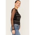 thumbnail image 2 of Shyanne Women's Beaded Mesh Crop Top - SWHO22K20 X-  US, 2 of 4