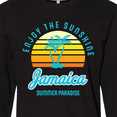 thumbnail image 4 of Inktastic Enjoy The Sunshine Jamaica Summer Paradise Long Sleeve T-Shirt, 4 of 5
